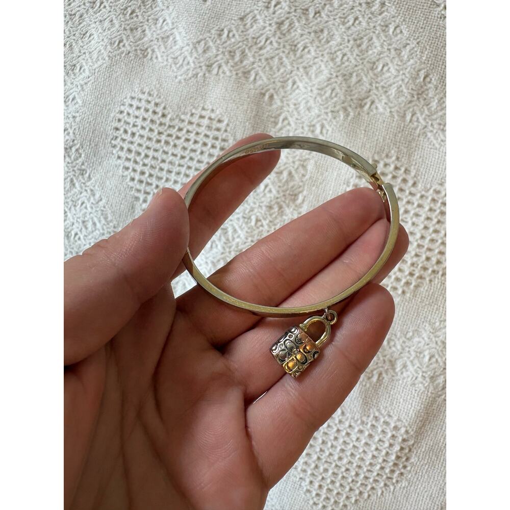 Vintage Coach snap close bracelet - Picture 6 of 9